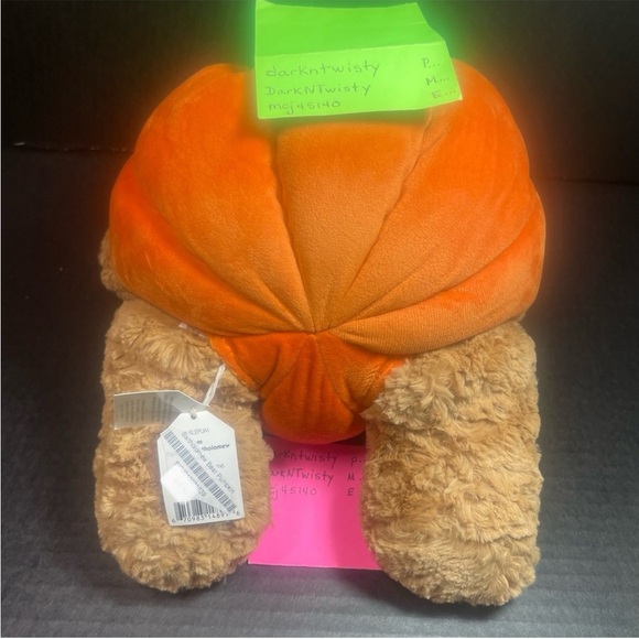 RETIRED BNWT JELLYCAT BARTHOLOMEW BEAR PUMPKIN PRICE VERY FIRM NO OFFERS PLEASE - Picture 10 of 16